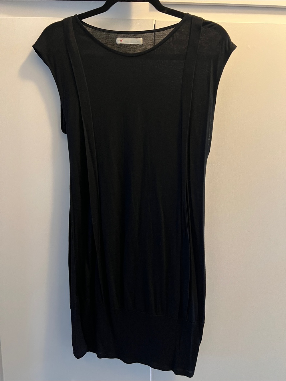 Black Dress with Pleats